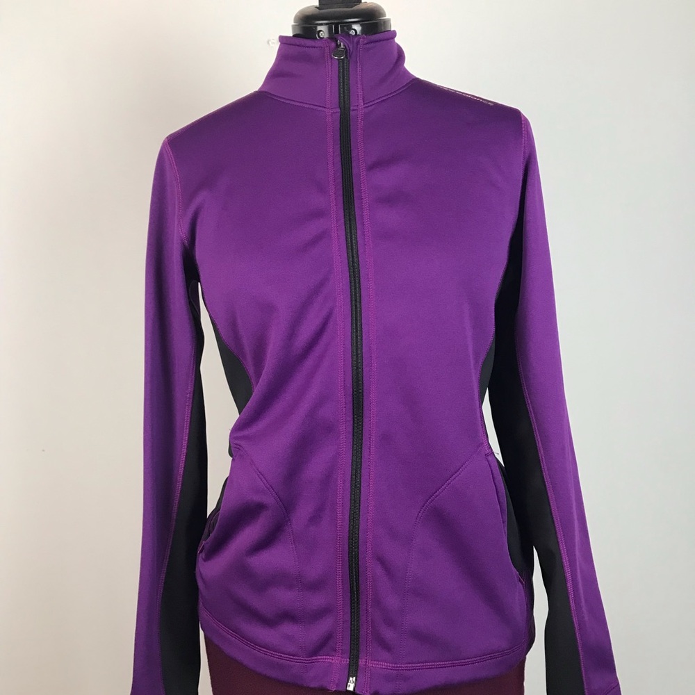 New balance purple track jacket full zip